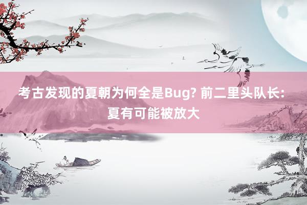 考古发现的夏朝为何全是Bug? 前二里头队长: 夏有可能被放大