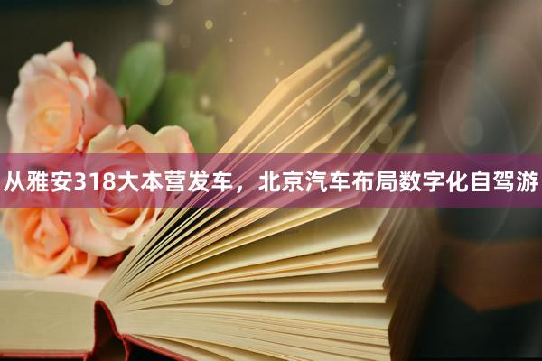 从雅安318大本营发车，北京汽车布局数字化自驾游